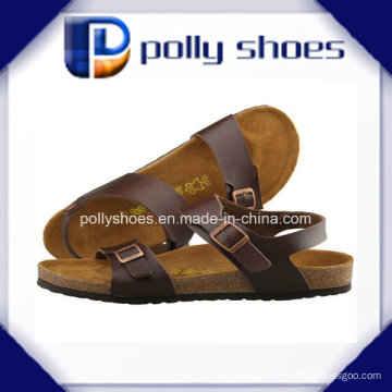 Sandálias de couro marrom Comfort Sandals tamanho 42 Men`s Sandal